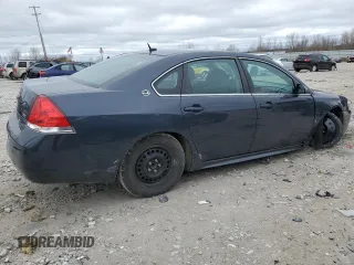 2009 Chevrolet Impala LS with VIN 2G1WB57K791113706, listed as a Copart auction lot 51128205 with Not Provided miles and Salvage Title. Bid and sale history available at DreamBid. Image 3.