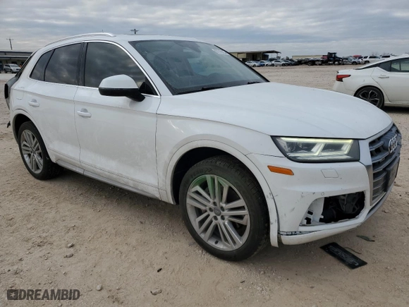 2018 Audi Q5 Prestige with VIN WA1CNAFY7J2019467, listed as a Copart auction lot 87516525 with 135,111 mi miles and Salvage Title. Bid and sale history available at carsss.com. Image 4.