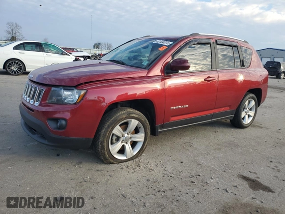 2014 Jeep Compass Latitude with VIN 1C4NJCEA5ED518028, listed as a Copart auction lot 42104075 with 152,313 mi miles and Salvage Title. Bid and sale history available at carsss.com. Image 1.
