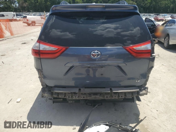 2015 Toyota Sienna LE AAS with VIN 5TDKK3DC2FS651385, listed as a Copart auction lot 62451275 with 166,610 mi miles and Salvage title. Bid and sale history available at DreamBid. Image 6.