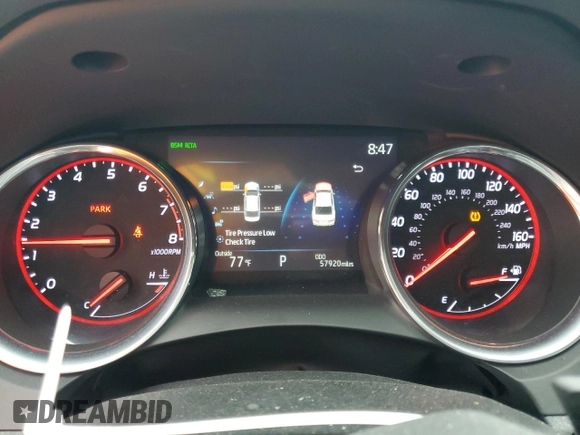 2020 Toyota Camry XSE with VIN 4T1K61AKXLU862227, listed as a Copart auction lot 51163175 with 57,920 mi miles and Clean Title. Bid and sale history available at DreamBid. Image 9.