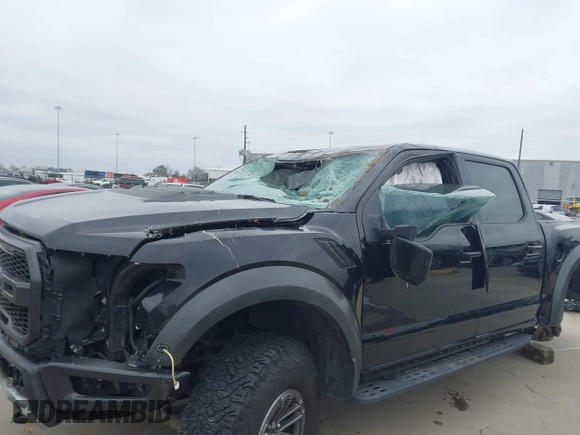 2020 Ford F-150 Raptor with VIN 1FTFW1RG9LFA37788, listed as a IAAI auction lot 41605774 with Not Provided miles and . Bid and sale history available at carsss.com. Image 6.
