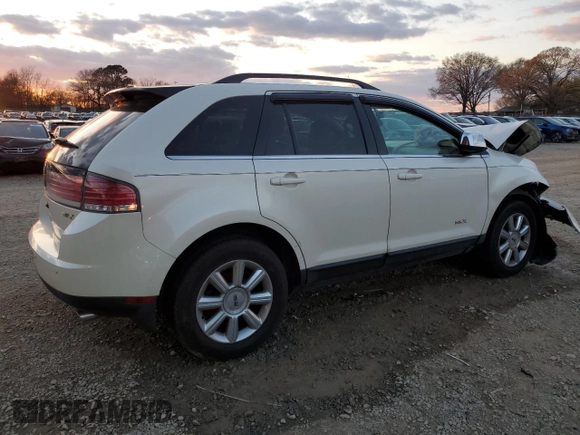 2007 Lincoln MKX with VIN 2LMDU68C27BJ05087, listed as a Copart auction lot 50074655 with 0 mi miles and Salvage Title. Bid and sale history available at carsss.com. Image 3.