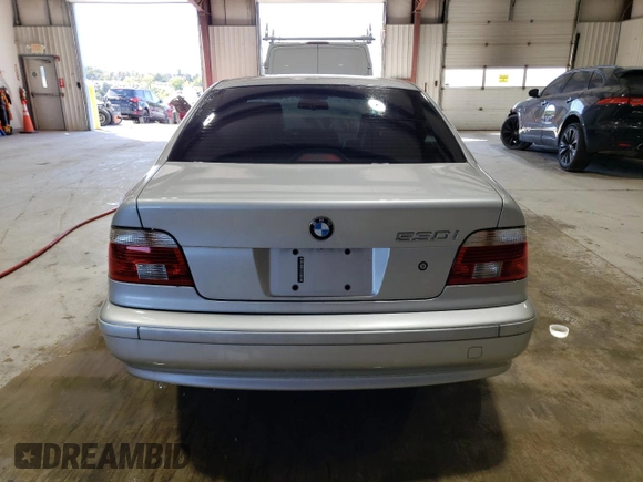 2003 BMW 5 Series 530iA with VIN WBADT63463CK33780, listed as a Copart auction lot 75739024 with 201,366 mi miles and Clean Title. Bid and sale history available at carsss.com. Image 6.