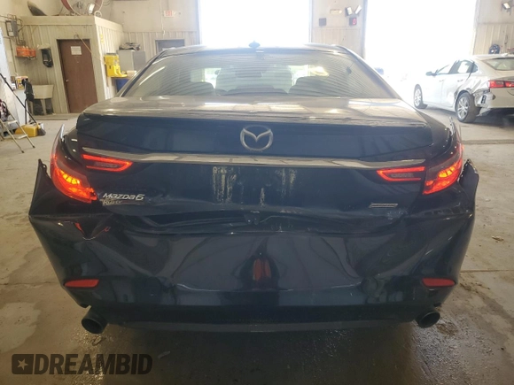 2018 Mazda 6 Grand Touring Reserve with VIN JM1GL1WY0J1307012, listed as a Copart auction lot 52105315 with 104,473 mi miles and Salvage Title. Bid and sale history available at DreamBid. Image 6.