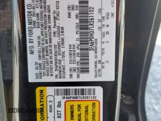2020 Ford Fusion SE with VIN 3FA6P0HD7LR261102, listed as a Copart auction lot 47469275 with 26,894 mi miles and Salvage Title. Bid and sale history available at carsss.com. Image 12.