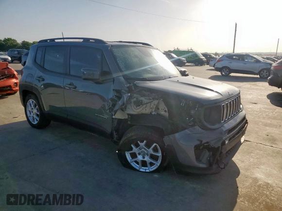 2019 Jeep Renegade Latitude with VIN ZACNJABB7KPK43919, listed as a Copart auction lot 64630125 with 5,193 mi miles and Clean title. Bid and sale history available at DreamBid. Image 4.