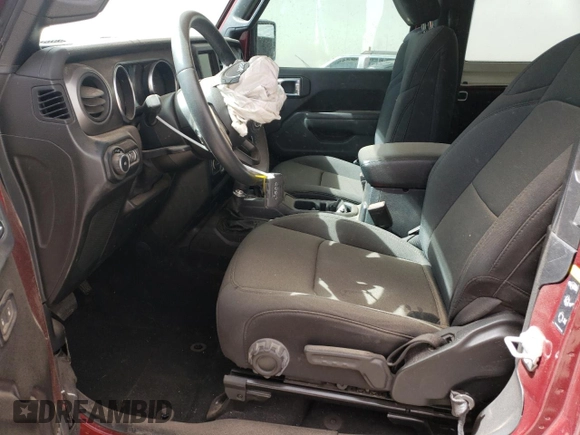 2021 Jeep Wrangler Sport S with VIN 1C4HJXAG8MW817482, listed as a Copart auction lot 47431485 with 29,775 mi miles and Salvage Title. Bid and sale history available at DreamBid. Image 7.