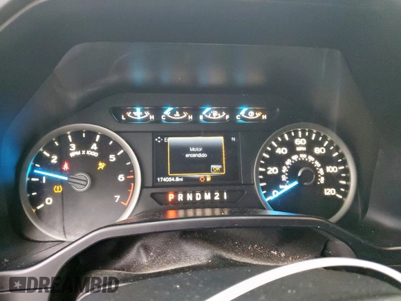 2016 Ford F-150 XL with VIN 1FTEW1CP3GFD32282, listed as a Copart auction lot 54899105 with 174,054 mi miles and Salvage Title. Bid and sale history available at carsss.com. Image 9.