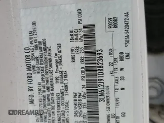2013 Lincoln MKZ z VIN 3LN6L2J91DR823693, wystawiony jako Copart lot #55827045 z przebiegiem 173 978 mil mil oraz Szkoda całkowita • Salvage title. Historia ofert i sprzedaży dostępna na DreamBid. Obrazek 12.