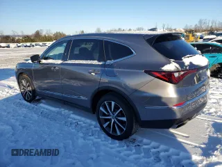 2025 Acura MDX Technology с VIN 5J8YE1H45SL001102, выставлен на аукционе Copart как лот 89157185 с пробегом 3 710 миль миль и Списание • Salvage title. История ставок и продаж доступна на DreamBid. Изображение 2.