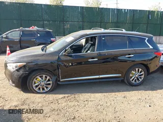 2015 Infiniti QX60 with VIN 5N1AL0MM0FC546745, listed as a IAAI auction lot 42097316 with 181,814 mi miles. Bid and sale history available at carsss.com. Image 14.