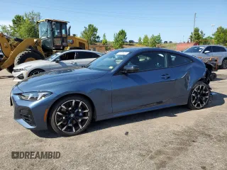 2025 BMW 4 Series 430i с VIN WBA43DA02SCT09580, выставлен на аукционе Copart как лот 61768505 с пробегом 3 051 миль миль и Списание • Salvage title. История ставок и продаж доступна на DreamBid. Изображение 1.
