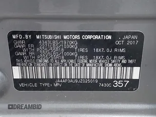 2018 Mitsubishi Outlander ES z VIN JA4AP3AU9JZ025019, wystawiony jako IAAI lot #42235095 z przebiegiem 71 671 mil mil oraz . Historia ofert i sprzedaży dostępna na DreamBid. Obrazek 9.