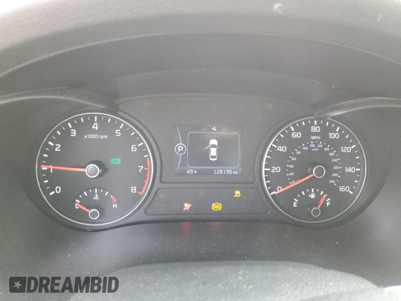 2017 Kia Optima LX with VIN 5XXGT4L38HG133070, listed as a Copart auction lot 85195614 with 128,196 mi miles and Salvage Title. Bid and sale history available at carsss.com. Image 9.