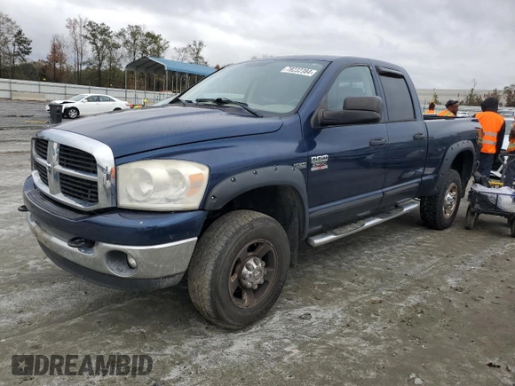 2007 Dodge Ram 2500 SLT with VIN 1D7KS28D67J589720, listed as a Copart auction lot 79232384 with 221,207 mi miles and Salvage Title. Bid and sale history available at carsss.com. Image 1.