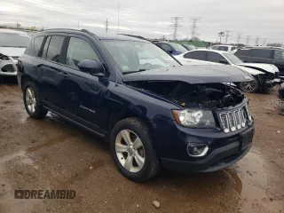 2015 Jeep Compass Latitude with VIN 1C4NJDEB6FD324883, listed as a Copart auction lot 82026614 with 127,516 mi miles and Clean Title. Bid and sale history available at carsss.com. Image 4.