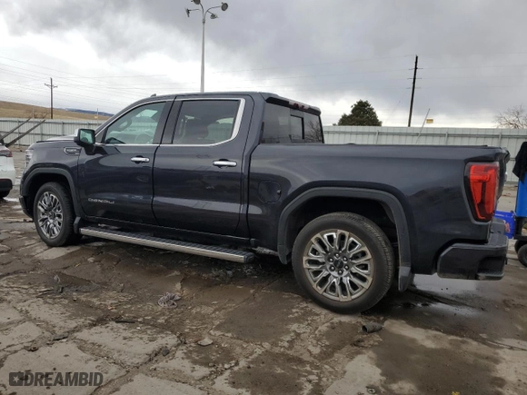 2023 GMC Sierra 1500 Denali Ultimate with VIN 1GTUUHEL3PZ281854, listed as a Copart auction lot 49105375 with 41,326 mi miles and Salvage Title. Bid and sale history available at carsss.com. Image 2.