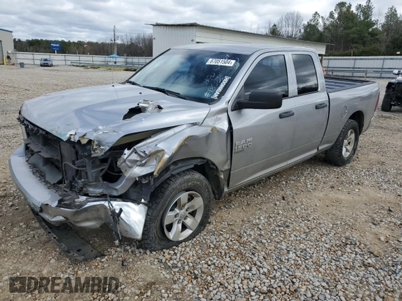 2020 Ram 1500 Classic Tradesman with VIN 1C6RR6FG0LS121177, listed as a Copart auction lot 87051504 with 128,775 mi miles and Salvage Title. Bid and sale history available at carsss.com. Image 1.