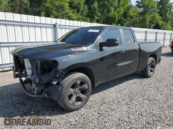 2019 Ram 1500 Big Horn z VIN 1C6RREBT7KN568289, wystawiony jako Copart lot #57787245 z przebiegiem 131 599 mil mil oraz Szkoda całkowita • Salvage title. Historia ofert i sprzedaży dostępna na DreamBid. Obrazek 1.