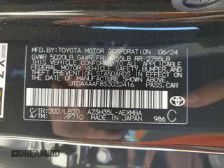 2025 Toyota Crown XLE with VIN JTDAAAAF8S3032416, listed as a Copart auction lot 73577524 with 6,781 mi miles and Salvage Title. Bid and sale history available at carsss.com. Image 14.