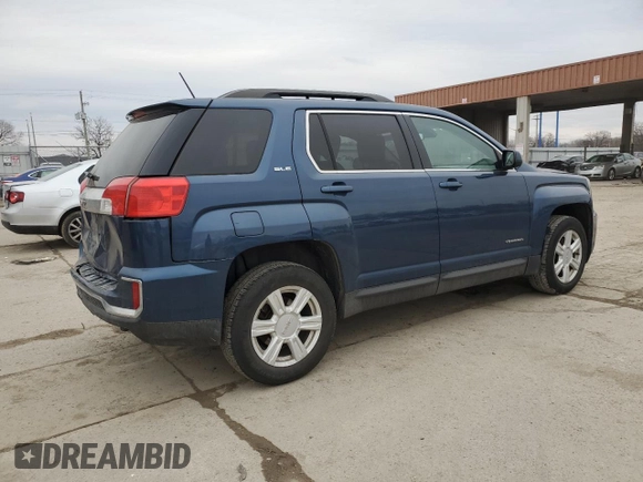 2016 GMC Terrain SLE with VIN 2GKALNEK9G6358917, listed as a Copart auction lot 43624355 with 144,671 mi miles and Salvage Title. Bid and sale history available at carsss.com. Image 3.