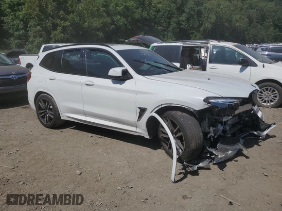 2020 BMW X3 M Competition with VIN 5YMTS0C04L9B75915, listed as a Copart auction lot 68585394 with 0 mi miles and Salvage Title. Bid and sale history available at carsss.com. Image 4.