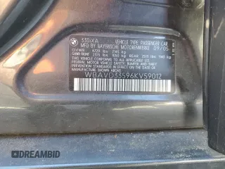 2006 BMW 3 Series 330xi with VIN WBAVD33596KV59012, listed as a Copart auction lot 53572385 with 109,920 mi miles and Clean Title. Bid and sale history available at carsss.com. Image 12.