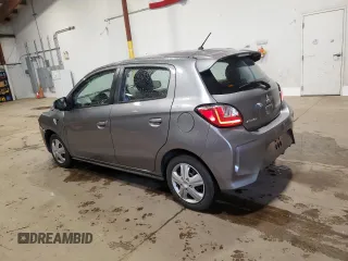 2022 Mitsubishi Mirage ES z VIN ML32AUHJ8NH006084, wystawiony jako Copart lot #58522195 z przebiegiem 54 361 mil mil oraz Czysty tytuł • Clean title. Historia ofert i sprzedaży dostępna na DreamBid. Obrazek 2.