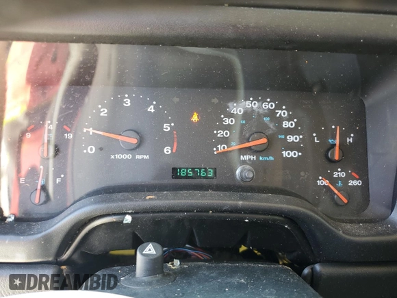2004 Jeep Wrangler Sport with VIN 1J4FA49S84P753317, listed as a Copart auction lot 55872965 with 185,763 mi miles and Salvage title. Bid and sale history available at DreamBid. Image 9.