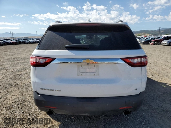 2019 Chevrolet Traverse LT Cloth with VIN 1GNEVGKW6KJ293957, listed as a Copart auction lot 68144334 with 75,276 mi miles and Salvage Title. Bid and sale history available at carsss.com. Image 6.