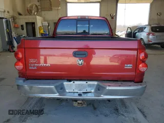 2006 Dodge Dakota SLT with VIN 1D7HW48N46S537370, listed as a Copart auction lot 48364895 with Not provided miles and Salvage title. Bid and sale history available at DreamBid. Image 6.