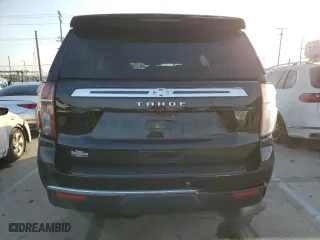 2021 Chevrolet Tahoe LS with VIN 1GNSCMKD5MR230455, listed as a Copart auction lot 81622694 with 50,085 mi miles and Salvage Title. Bid and sale history available at carsss.com. Image 6.
