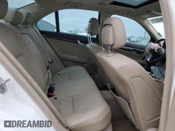2013 Mercedes-Benz C 250 Sport with VIN WDDGF4HB5DA784854, listed as a Copart auction lot 43953325 with 83,617 mi miles and Salvage Title. Bid and sale history available at carsss.com. Image 10.