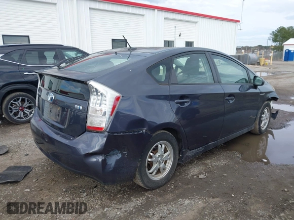 2011 Toyota Prius I with VIN JTDKN3DU0B1440435, listed as a IAAI auction lot 41823491 with 163,028 mi miles. Bid and sale history available at carsss.com. Image 4.