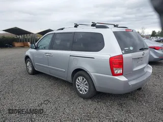 2011 Kia Sedona LX with VIN KNDMG4C7XB6363483, listed as a IAAI auction lot 41884439 with 243,076 mi miles. Bid and sale history available at carsss.com. Image 3.