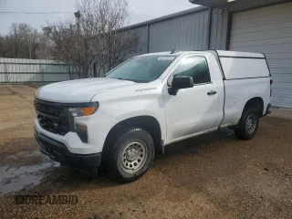 2023 Chevrolet Silverado 1500 Work Truck with VIN 3GCNAAEK0PG362855, listed as a Copart auction lot 48986485 with 154,022 mi miles and Clean Title. Bid and sale history available at carsss.com. Image 1.