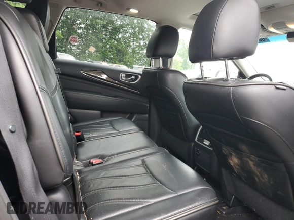 2015 Infiniti QX60 with VIN 5N1AL0MM6FC559628, listed as a Copart auction lot 60128485 with 157,196 mi miles and Salvage title. Bid and sale history available at DreamBid. Image 11.