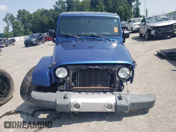 2009 Jeep Wrangler Sahara with VIN 1J4FA54199L747528, listed as a Copart auction lot 80974584 with 226,299 mi miles and Salvage title. Bid and sale history available at DreamBid. Image 5.