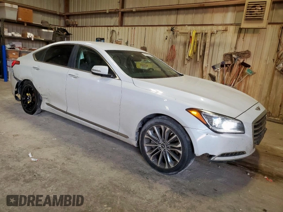 2017 Genesis G80 3.8L z VIN KMHGN4JE6HU206019, wystawiony jako Copart lot #61050945 z przebiegiem 120 096 mil mil oraz Szkoda całkowita • Salvage title. Historia ofert i sprzedaży dostępna na DreamBid. Obrazek 4.