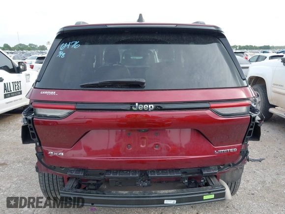 2023 Jeep Grand Cherokee Limited with VIN 1C4RJHBGXPC614527, listed as a IAAI auction lot 42121821 with 35,874 mi miles and . Bid and sale history available at DreamBid. Image 16.