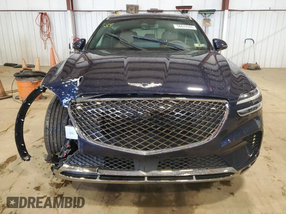 2025 Genesis GV70 2.5T with VIN 5NMMADTB5SH029029, listed as a Copart auction lot 56674305 with 2,959 mi miles and Salvage title. Bid and sale history available at DreamBid. Image 5.