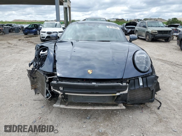 2020 Porsche 911 Carrera S with VIN WP0AB2A98LS226271, listed as a Copart auction lot 52161985 with 0 mi miles and Salvage Title. Bid and sale history available at carsss.com. Image 5.