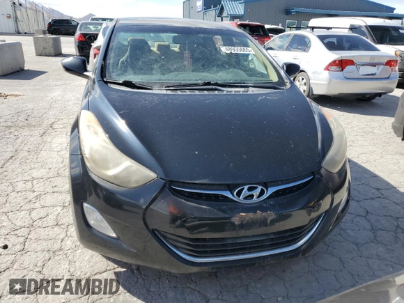 2013 Hyundai Elantra Limited with VIN KMHDH4AE6DU891000, listed as a Copart auction lot 48955665 with 129,030 mi miles and Salvage Title. Bid and sale history available at carsss.com. Image 5.