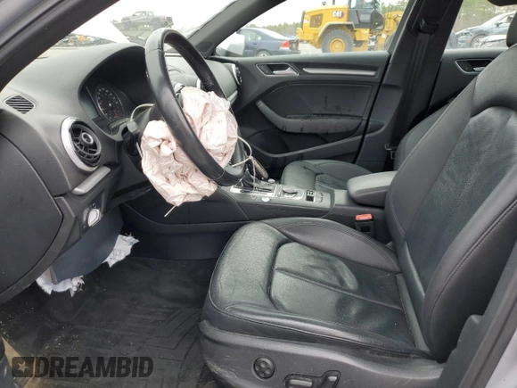 2017 Audi A3 Sedan Premium with VIN WAUB8GFF4H1015786, listed as a Copart auction lot 51409564 with 97,117 mi miles and Salvage Title. Bid and sale history available at carsss.com. Image 7.
