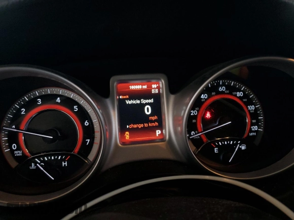 2014 Dodge Journey American Value Pkg with VIN 3C4PDCAB8ET262881, listed as a Copart auction lot 71219633 with 160,989 mi miles and Clean Title. Bid and sale history available at carsss.com. Image 9.