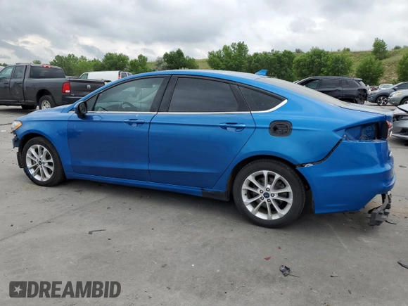 2020 Ford Fusion SE with VIN 3FA6P0LUXLR266057, listed as a Copart auction lot 61154555 with 97,536 mi miles and Non repairable. Bid and sale history available at DreamBid. Image 2.
