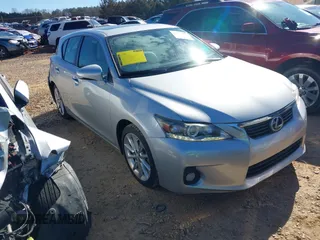 2011 Lexus CT 200h with VIN JTHKD5BH9B2031766, listed as a IAAI auction lot 41615575 with 76,787 mi miles. Bid and sale history available at carsss.com. Image 1.