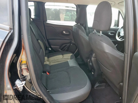 2018 Jeep Renegade Latitude with VIN ZACCJABB2JPH42698, listed as a Copart auction lot 57571445 with 68,692 mi miles and Salvage title. Bid and sale history available at DreamBid. Image 10.