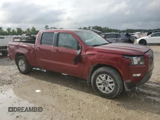 2024 Nissan Frontier SV with VIN 1N6ED1FJ0RN617797, listed as a Copart auction lot 54576125 with 9,183 mi miles and Salvage title. Bid and sale history available at DreamBid. Image 4.